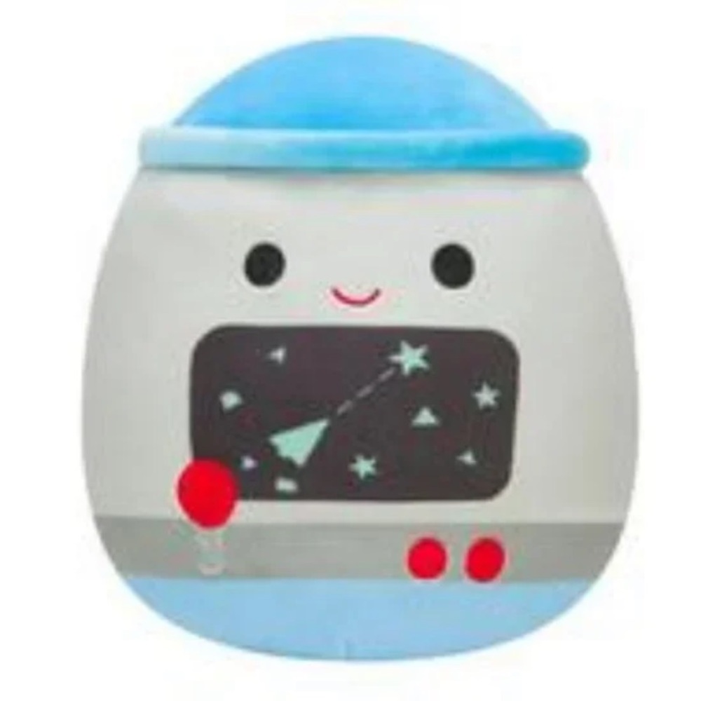 Squishmallows Adin the Arcade Game 8 inch Plush Blue Gray Excellent Condition